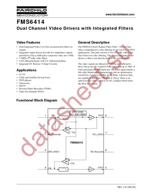 FMS6414CS datasheet  